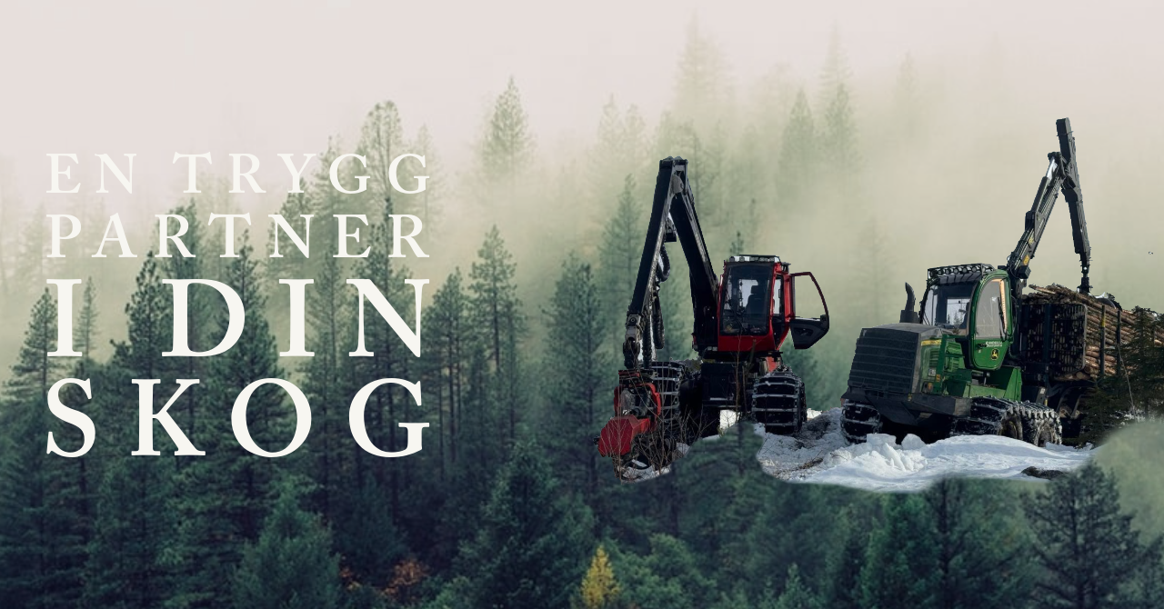 En trygg partner i din skog En trygg partner i din skog